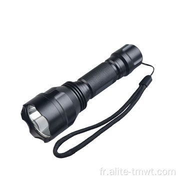 Puissante lampe de poche de chasse à LED à longue portée à longue portée